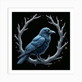 Raven 4 Art Print