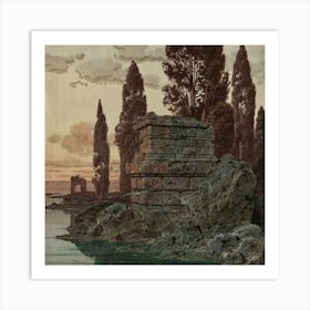 Ruins Of A City Art Print