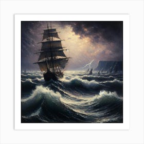 Stormy Seas Art Print