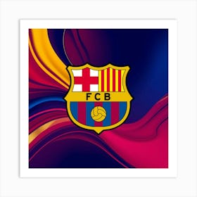 FC Barcelona Logo Wall Art 20 Art Print