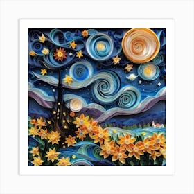 Starry Night Art Print