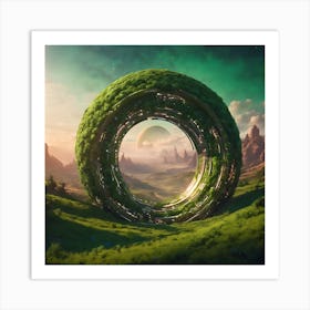 Portal To Planet Love 2 Art Print