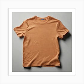 Orange Tee Art Print