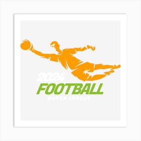 2024 Football Super League Logo Poster