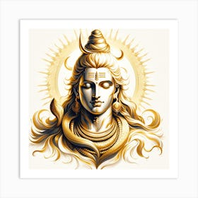 Lord Shiva 33 Art Print