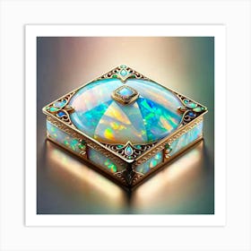 Prismatic Artifact Art Print