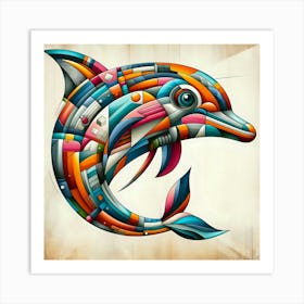 Dolphin Art Art Print