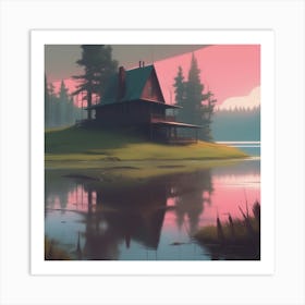 House In The Woods 10 Art Print