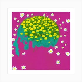 Dandelions In The Head Art Print