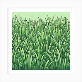 Grass Background 47 Art Print