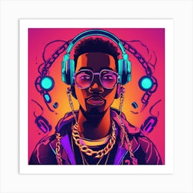 Hip Hop Artist 1 Art Print