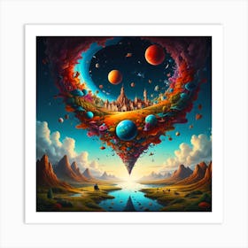 Heart Of The Universe Art Print