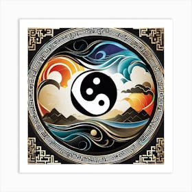 Yin Yang 16 Art Print