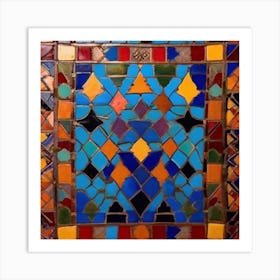 Mosaic Tile Art Print