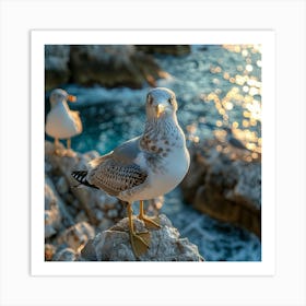 Seagulls Art Print