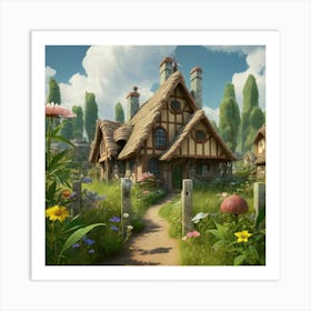 Fairytale House 4 Art Print