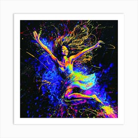 Dance Of Girl - Celebrate Today Art Print