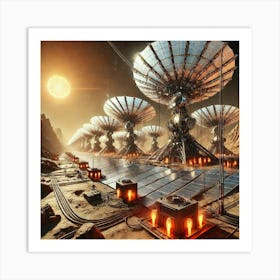 Solar Arrays Art Print