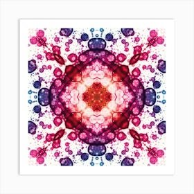 Abstraction A Wonderful Watercolor Flower 1 Art Print