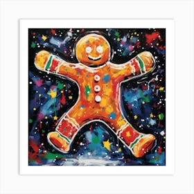 Gingerbread Man 8 Art Print