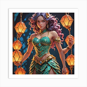 Mermaid 1 Art Print