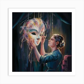 Masquerade Art Print