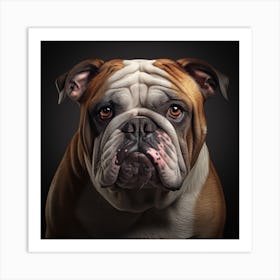 Bulldog Art Print