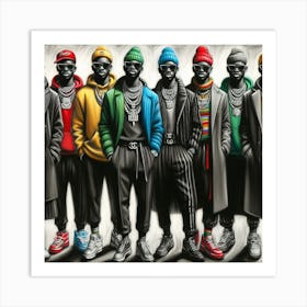 Gangstas Art Print