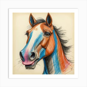 Horse Head 1 Art Print