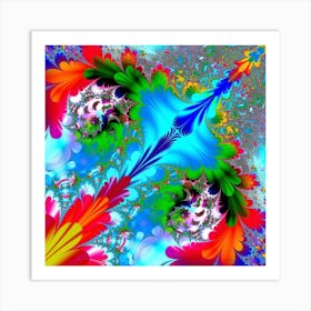 Fractal Art Abstract Design Modern Art Print