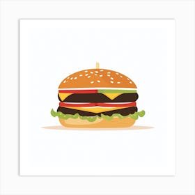 Hamburger 9 Art Print