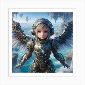 Angel Girl 2 Art Print