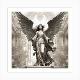 Angel 7 Art Print