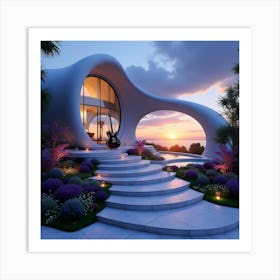 Futuristic House 9 Art Print