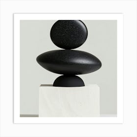 Balancing Pebbles Art Print