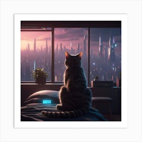 Future City View Art Print