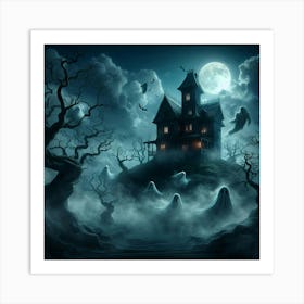 Haunted House Art Print