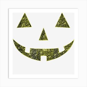 Vintage Jack O Lantern Jackolantern Pumpkin Face Art Print