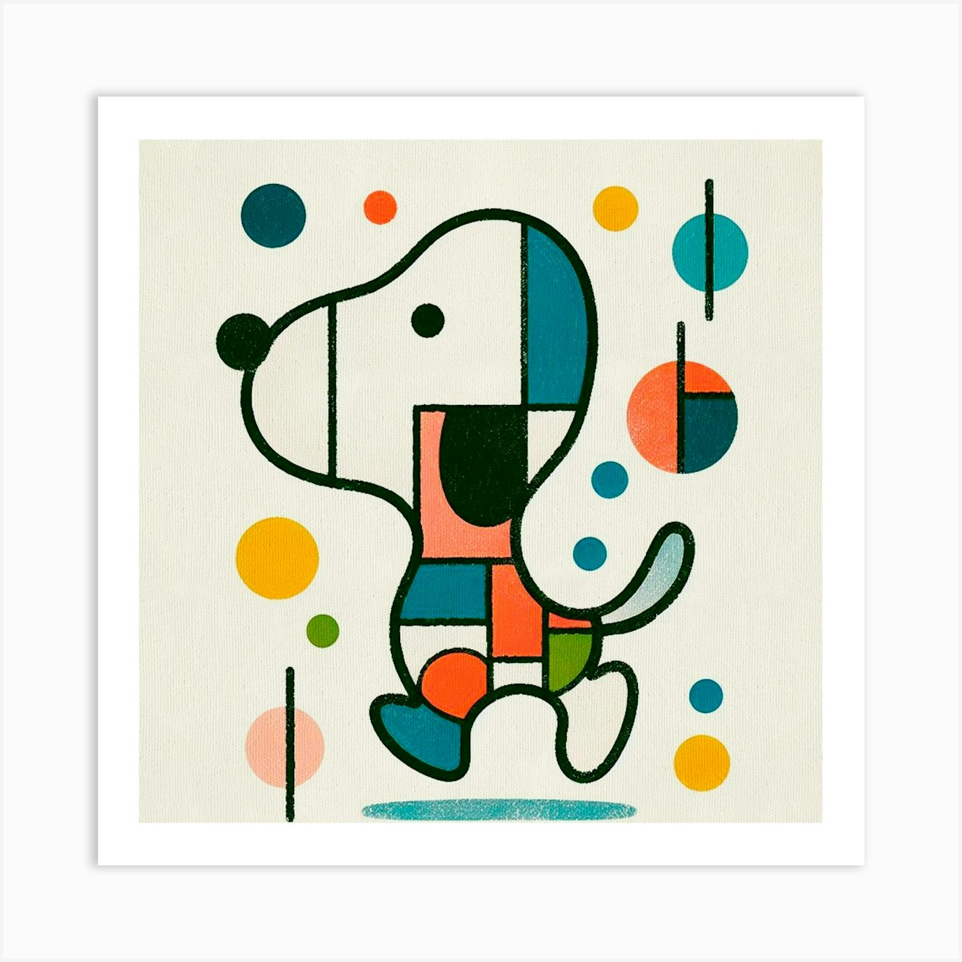 Snoopy Timeless 010 Art Print by Fernando Vieira