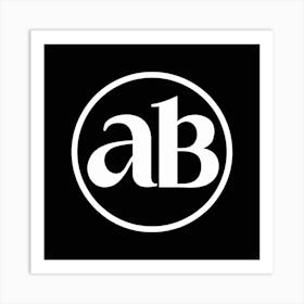 Ab Logo Art Print