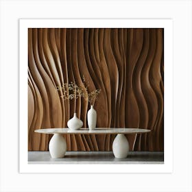 Wavy Wall 24 Art Print