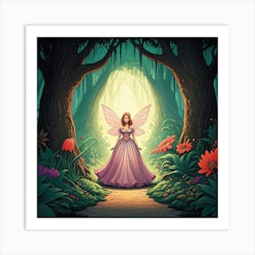 Woodland of the Fairies Art Print