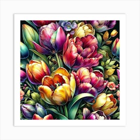 Tulips Art Print