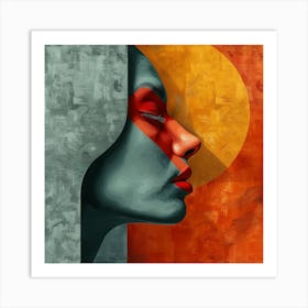 Face Of A Woman 2 - colorful cubism, cubism, cubist art,    abstract art, abstract painting  city wall art, colorful wall art, home decor, minimal art, modern wall art, wall art, wall decoration, wall print colourful wall art, decor wall art, digital art, digital art download, interior wall art, downloadable art, eclectic wall, fantasy wall art, home decoration, home decor wall, printable art, printable wall art, wall art prints, artistic expression, contemporary, modern art print, Art Print