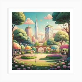 Metropolitan Oasis Art Print