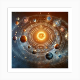 Solar System Art Print