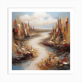 Abstract, River 1 Art Print