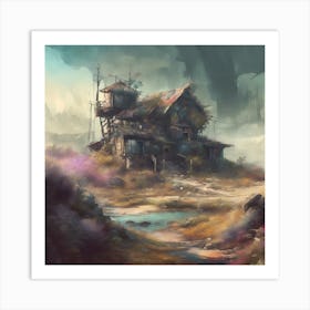 House In The Woods Art Print