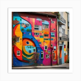 Colorful Street Art 2 Art Print