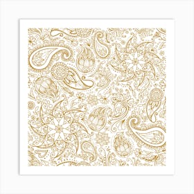 Paisley Pattern Art Print